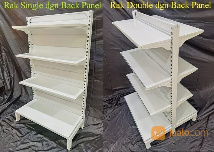 Rak Toko, Rak Minimarket, Rak Supermarket, Rak Gondola Shelving Aneka Tipe Ukuran