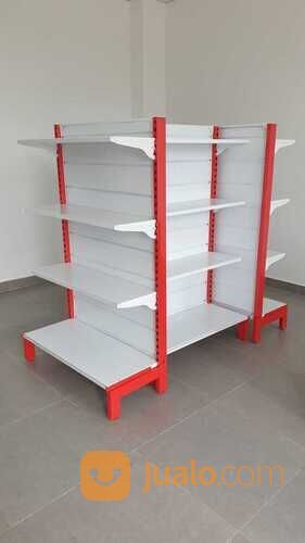 Rak Toko, Rak Minimarket, Rak Supermarket, Rak Gondola Shelving Aneka Tipe Ukuran