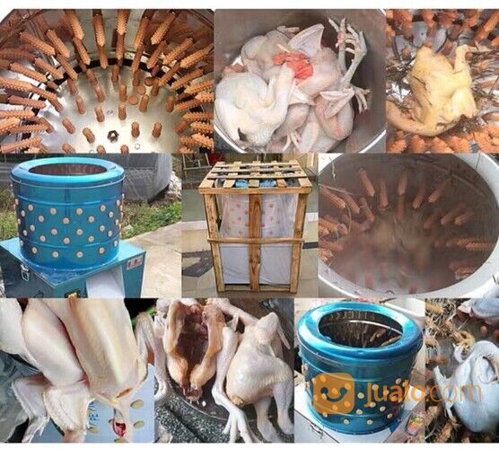 Mesin Pencabut Bulu Ayam / Cabut Bulu Bebek Mesin Bubut Bulu Ayam SS TM-60