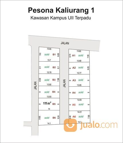 Tanah Jakal Sleman Dekat Bento Kopi Jakal Cocok Hunian