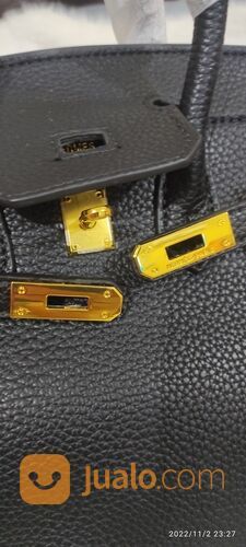 Tas Original HerMes Birkin 25 handbag, kulit asli dan scan NFC