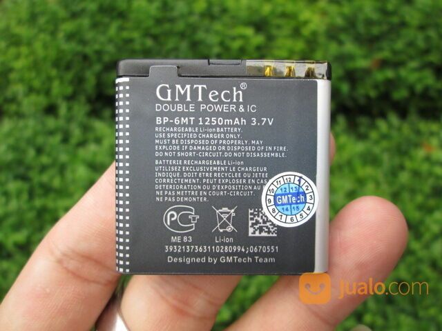 Baterai Nokia BP-6MT BP6MT Nokia N8 N82 E51 GMTech With IC 1250mAh