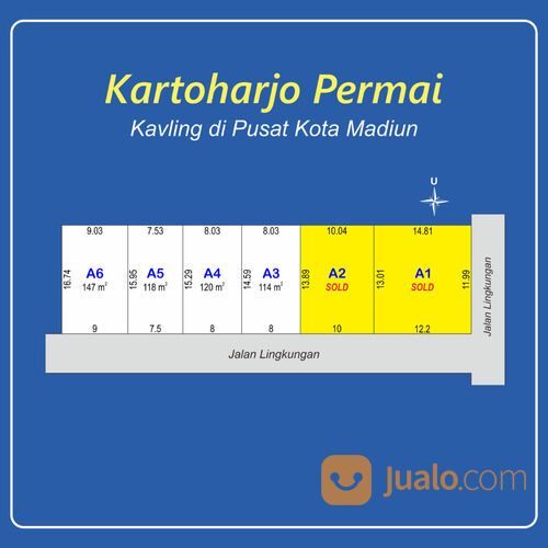 TANAH KAVLING KARTOHARJO MADIUN PROMO