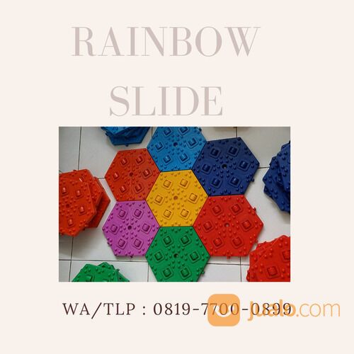 Bahan Pembuatan Rainbow Slide atau Perosotan Warna-Warni