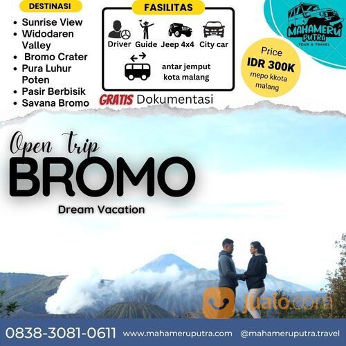 Bromo Mahameru Putra Tour & Travel : Open Trip Wisata Alam Malang Bromo