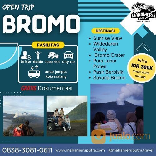Bromo Mahameru Putra Tour & Travel : Open Trip Wisata Alam Malang Bromo