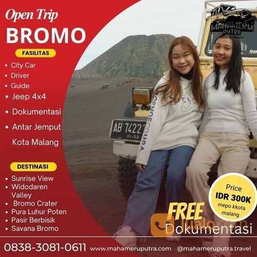 Bromo Mahameru Putra Tour & Travel : Open Trip Wisata Alam Malang Bromo