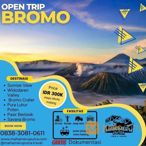Bromo Mahameru Putra Tour & Travel : Open Trip Wisata Alam Malang Bromo