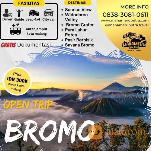 Bromo Mahameru Putra Tour & Travel : Open Trip Wisata Alam Malang Bromo