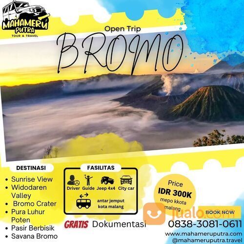 Bromo Mahameru Putra Tour & Travel : Open Trip Wisata Alam Malang Bromo