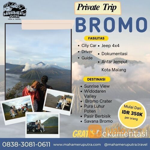 Privat Trip Bromo Murah - Start Kota Malang
