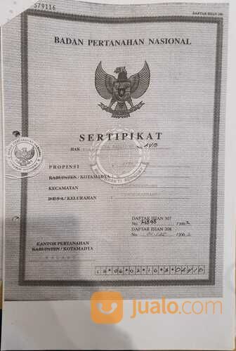 Rumah Kemayoran Atas 1 Gunung Buring Malang Rp 250 Juta