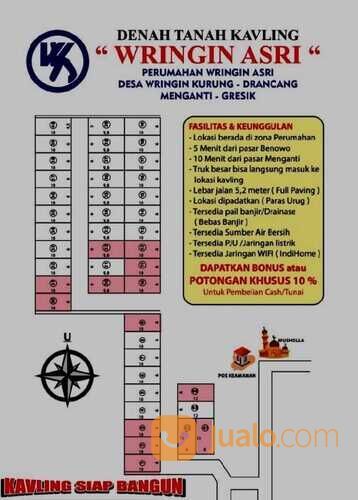 Tanah Kavling Batas Kota Surabaya Barat