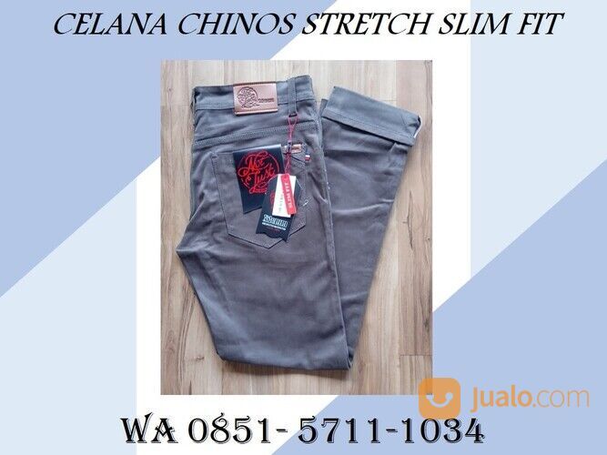 GRATIS ONGKIR!! Supplier Pertama celana chinos brand lokal , WA 0851-5711-1034 , Pedurungan