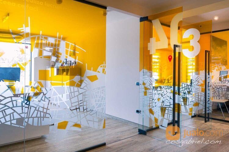 Sticker Kaca Sandblast Semarang