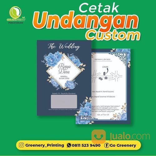 Tempat percetakan Undangan Buntok Hub 0811 5239 490 WA