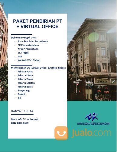 PAKET PENDIRIAN PT + VIRTUAL OFFICE