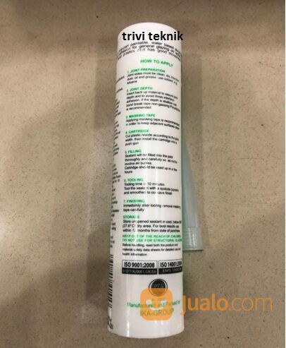 Lem sealant acrylic glazing A,sealent akrilik putih