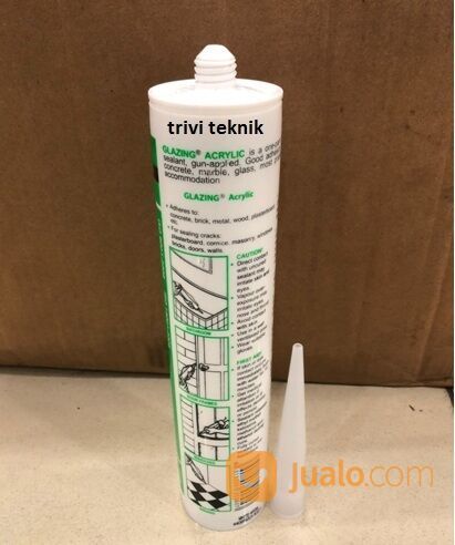 Lem sealant acrylic glazing A,sealent akrilik putih