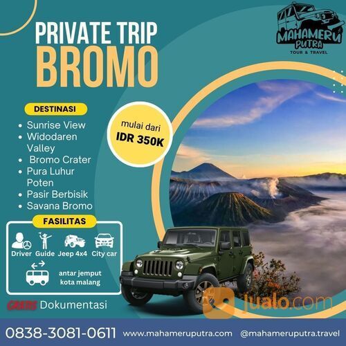 Paket Wisata Private Trip Bromo - Spesial Natal & Tahun Baru 2022 - 2023