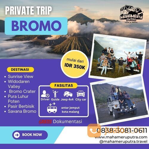 Paket Wisata Private Trip Bromo - Spesial Natal & Tahun Baru 2022 - 2023