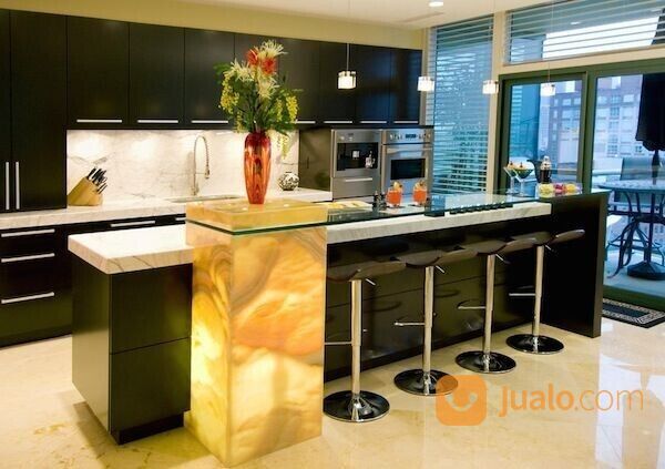 Kitchen Set Marmer Putih Surabaya