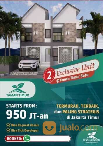 Rumah Scandinavian 2 lantai di Setu Cipayung Jaktim