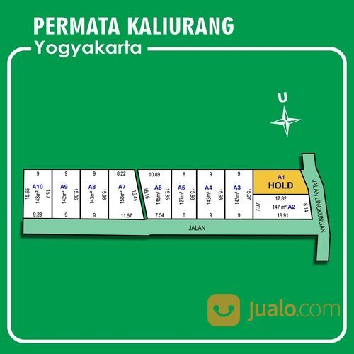 Kavling Kost Jl. Kaliurang Dekat Sleman City Hall Free Jalan 5 meter