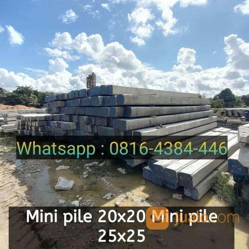 HARGA MINI PILE PAKU BUMI 20X20 PONTIANAK 08164384446