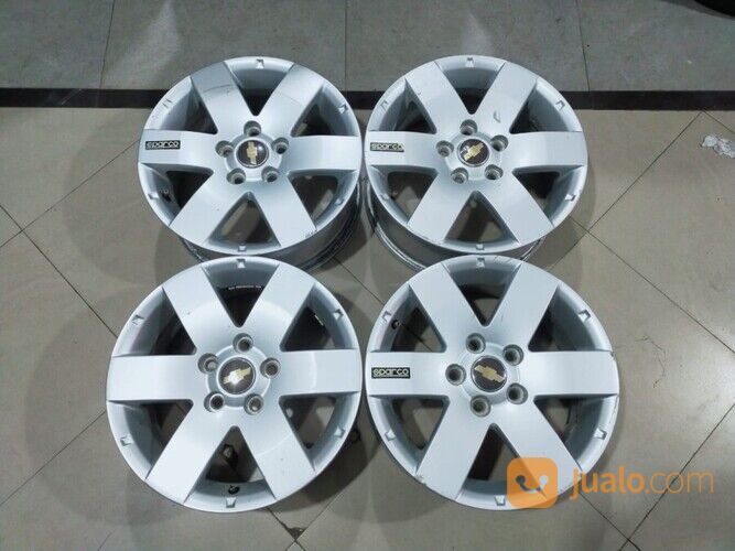 Pelek Seken Ring 16 Original Chevrolet Captiva Satu Set Halus 80%