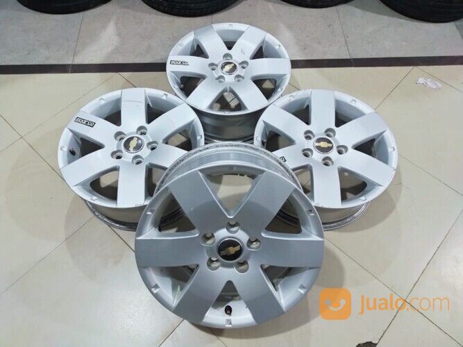 Pelek Seken Ring 16 Original Chevrolet Captiva Satu Set Halus 80%