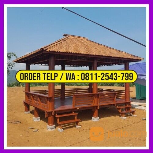 Saung Gazebo Kayu Kelapa Tangerang | HP/WA: 0811-2543-799 | Alfahri Furniture