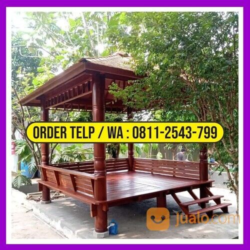 Saung Gazebo Kayu Kelapa Tangerang | HP/WA: 0811-2543-799 | Alfahri Furniture