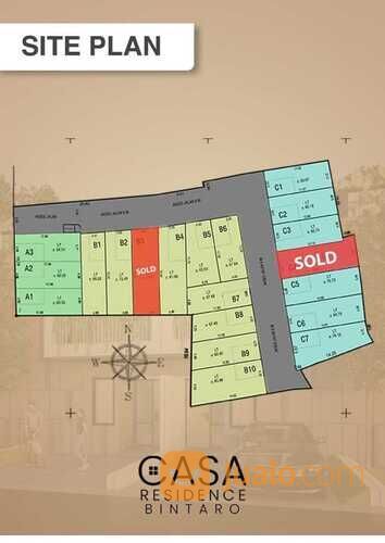 RUMAH MODERN dengan rooftop di BINTARO mulai 1M-an