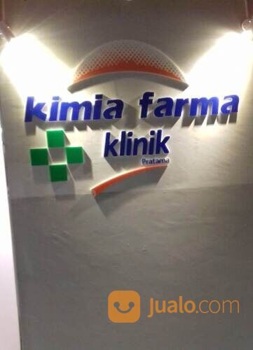 Signage Huruf Timbul dan Neon Box Kimia Farma