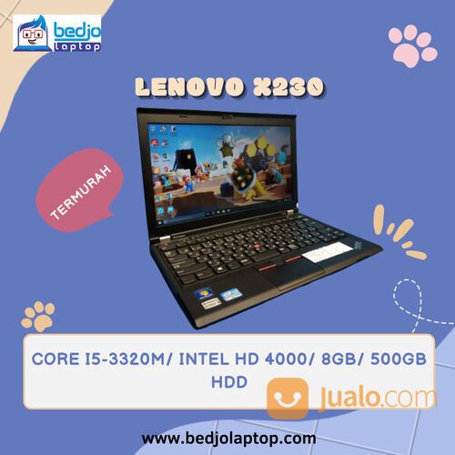 TERMURAH, Lenovo X230, Core i5-3320M, Laptop Lenovo Harga di Malang, Harga Lenovo di Malang