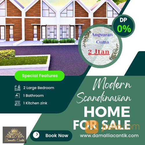 Cluster Damallia Cantik Perumahan Acropolis Cibinong Rumah 2 Lantai