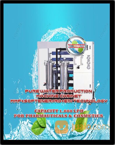 Mesin RO+EDI 1000 Liter Perjam Industri Farmasi & Kosmetik