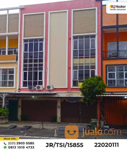 (TSI/15855) Ruko Grand Palm Citywalk, Duri Kosambi, 4.5x13.5 m², 3 Lt, HGB