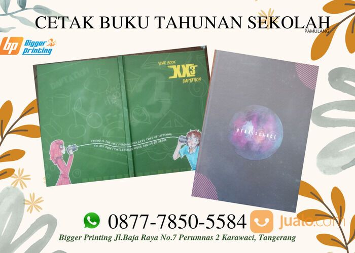 SIMPEL & BAGUS, Wa. Call. 0877-7850-5584, Cetak Buku Tahunan Sekolah di PAMULANG