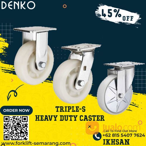 Roda Trolley Nylon Merk Triple-s