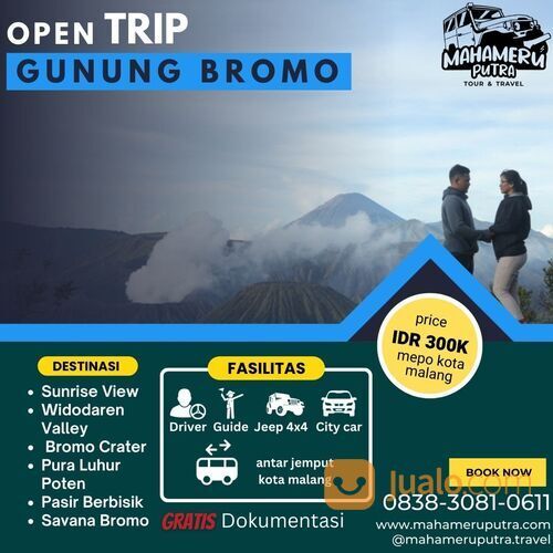 Wisata Paket Liburan Natal & Tahun Baru 2023 - Open Trip Bromo Fasilitas Lengkap