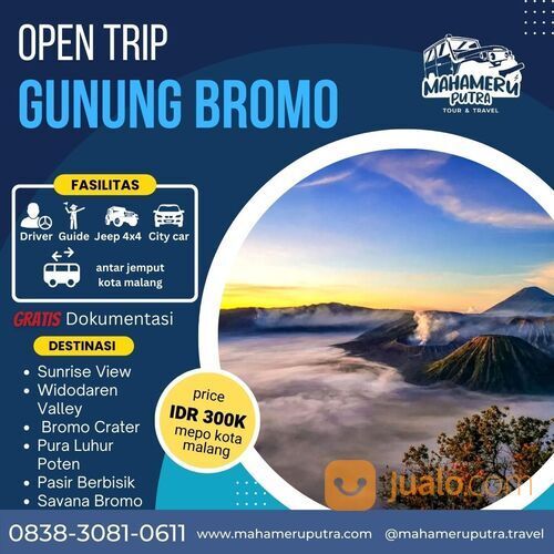 Wisata Paket Liburan Natal & Tahun Baru 2023 - Open Trip Bromo Fasilitas Lengkap