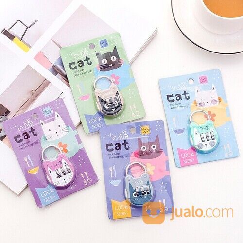 Gembok Koper Mini / Kode Password Angka / Gembok Pengaman Anti Maling