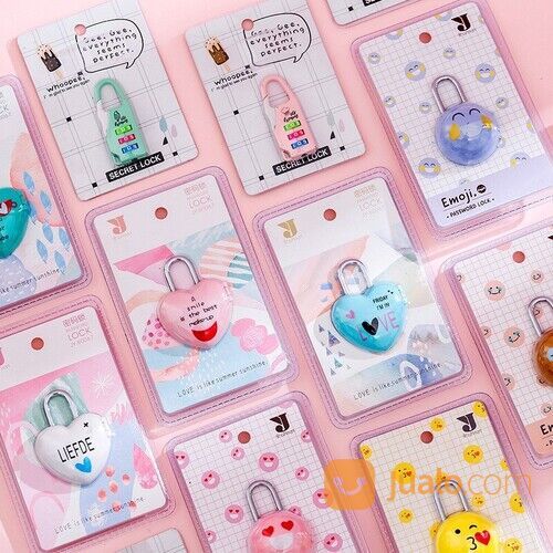 Gembok Koper Mini / Kode Password Angka / Gembok Pengaman Anti Maling