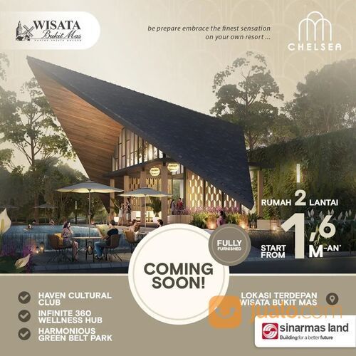 Rumah Wisata Bukit Mas Raya Wiyung New 2 Lantai Chelsea Baru Surabaya