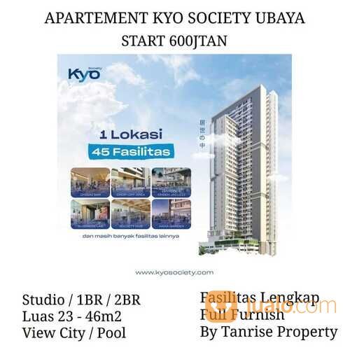 Apartemen Kyo Society Tenggilis Universitas UBAYA Baru 600Jtan Tanrise