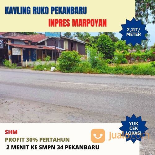 Tapak Ruko Premium Jl Inpres Kartama Marpoyan Kota Pekanbaru Bisa Bertahap; 10 Menit Ke UIR