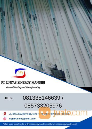 PIPA PVC RUCIKA AW UKURAN 1/2 INCH - 2 INCH READY STOCK BERJALAN