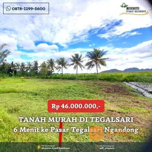 TANAH STRATEGIS DEKAT PASAR TEGALSARI NGANDONG BWI